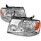 Spec-D Tuning 04-08 Ford F150 Crystal Housing Headlights Chrome 2LH-F15004-RS - alternate 1